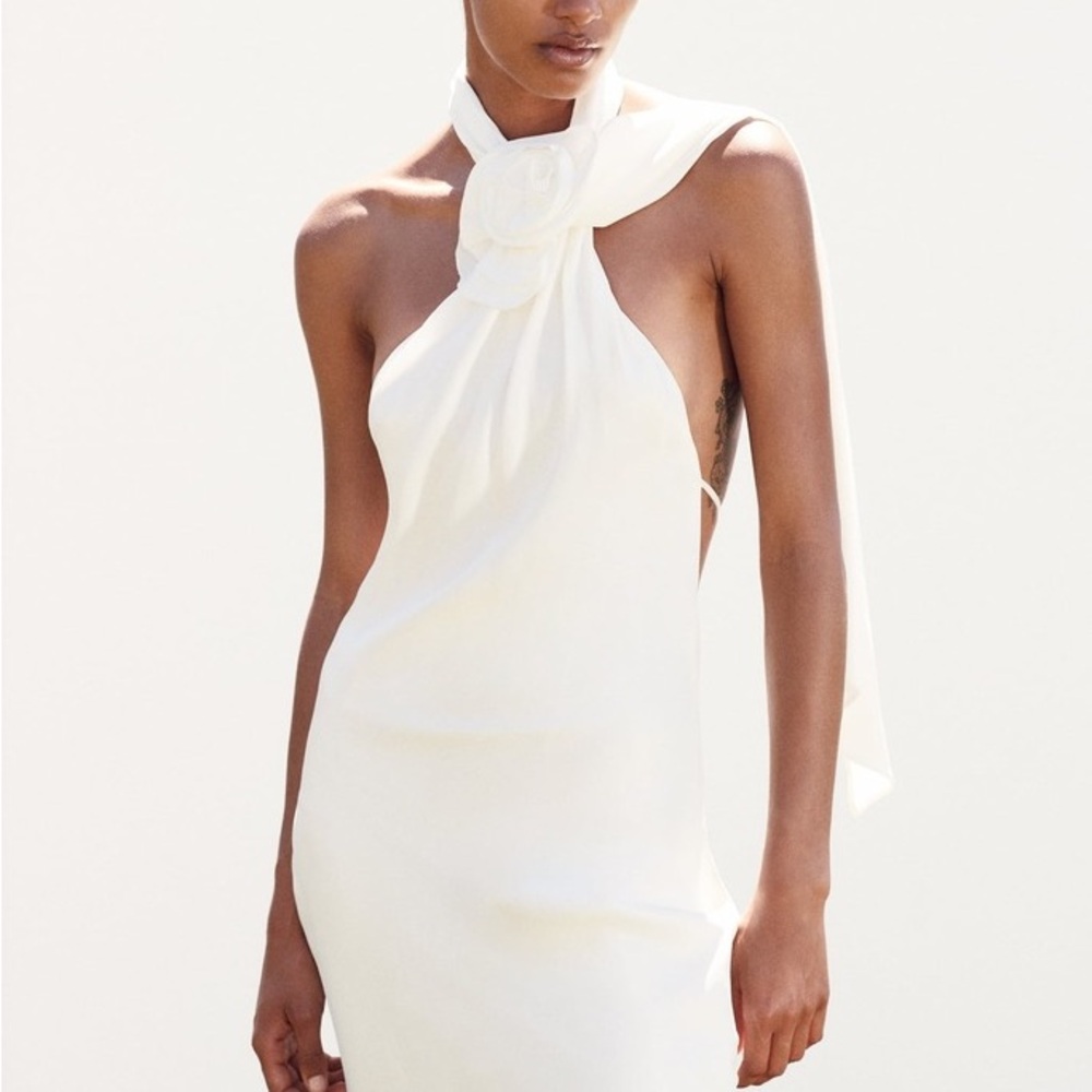 Brand new satin zara dress